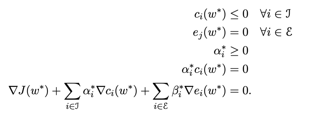 KKT Conditions