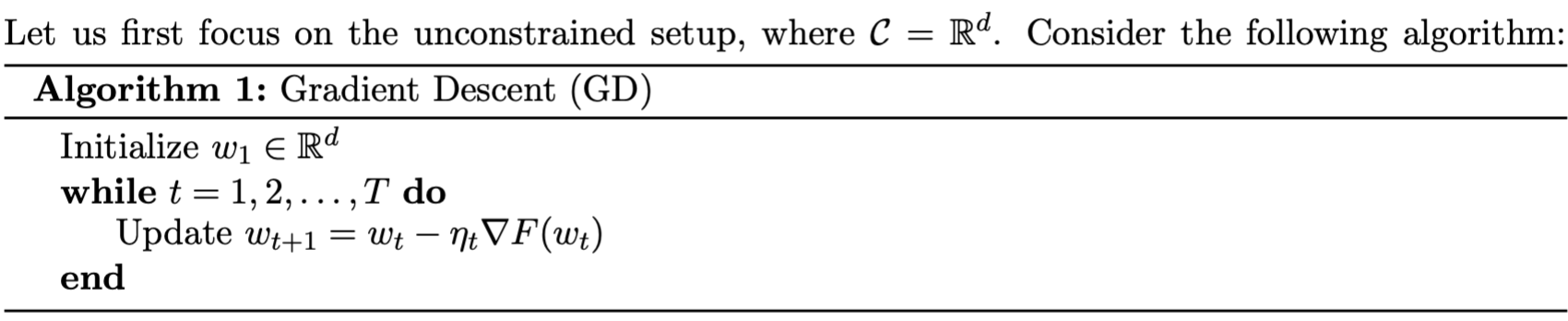 Gradient Descent Algorithm