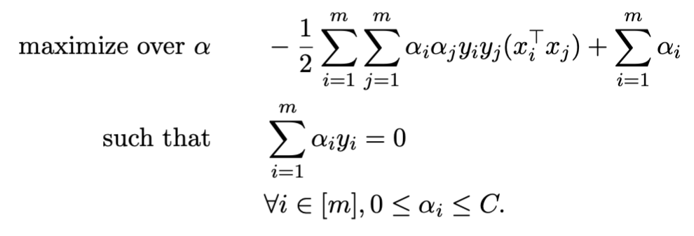 Convex quadratic optimization problem